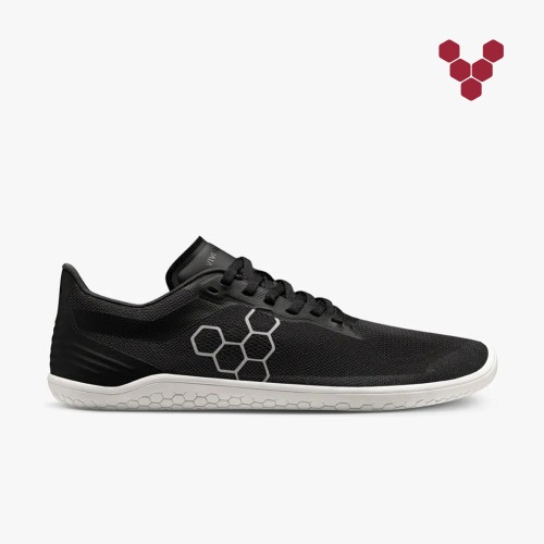 Vivobarefoot Geo Racer II Svart Joggesko Dame [5-CWAZ]